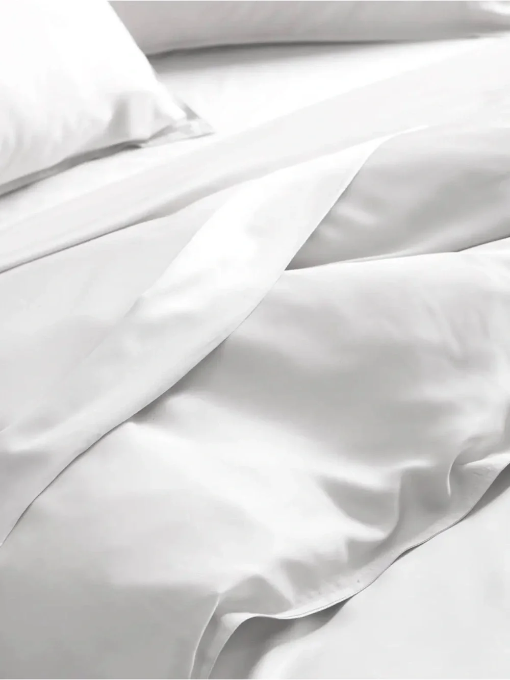 NWOT Quince Bamboo 1 Piece Duvet Cover, Full/Queen (White)